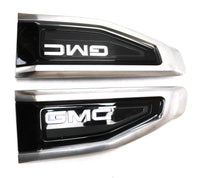 GMC Bright Galvano Front Passenger & Driver Side Fender Ornamentation Vent Yukon