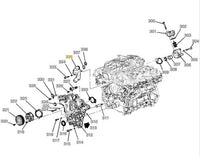 12643964 OEM New Water Outlet Assy V6 3.6L 2014-2019 Cadillac ATS CTS 3.6L Only