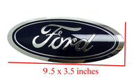 JT4B8B262AA Blue Oval Front Grille Emblem 9.5 x 3.5 inches 2015-2020 Ford Edge