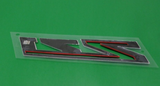 Chevrolet Silverado Colorado Tahoe Fender z71 Emblem Red White See Through Back