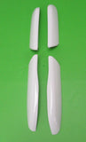 Luggage Carrier Side Rail Cover Set White 2010-14 Cadillac Escalade Tahoe Yukon