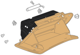 Glove Box Compartment Assembly 23315158 2015 to 2018 Cadillac Escalade