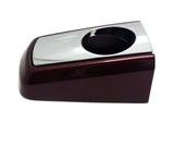 Left Hand Front Door Handle Bezel with Keyhole Painted Red Baroque