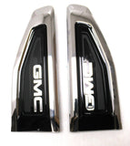 GMC Bright Chrome Front Passenger & Driver Side Fender Ornamentation Vent Yukon