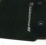 23112197 Floor Mats Black Kalahari Stingray Logo 2014-2020 Chevrolet Corvette