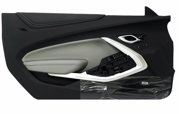 84557773 Door Panel Leather Ash Gray Driver Side 2019-2020 Chevrolet Camaro