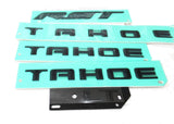 2019-2023 Tahoe Nameplate Emblem Badges 3D RST, LT Black 84910058