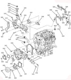 89060479 New OEM Water Pump 3.5L 3.9L V6 for Buick Chevrolet Pontiac Saturn