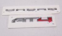 Chrome Rear Tailgate & Door Emblems 3D Badge 2021-2023 GMC Yukon Yukon XL