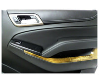 2015-2020 GMC Yukon Front Right Passenger Side Door Panel Black Leather