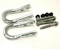 23253074 OEM Recovery Hooks Tow Hooks Chrome Set 2015-2019 Colorado GMC Canyon