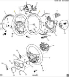 84978465 Steering Wheel Gideon Leather 2021-2022 Cadillac Escalade Escalade ESV