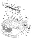 84278336 Right Side Windshield Wiper Arm Cadillac Escalade Suburban Tahoe Yukon