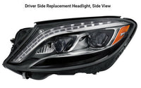 LED Smoke Headlight Beam Projector Left Driver 2014-2017 Mercedez-Benz S550