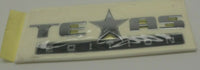 Original GM Texas Edition Emblem 3D Silver Black Chevrolet Silverado GMC Sierra