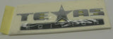 Original GM Texas Edition Emblem 3D Silver Black Chevrolet Silverado GMC Sierra