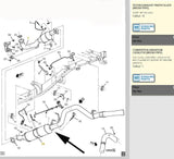 23105744 Filter Exhaust Particulate EXH Pipe 2016 Silverado Sierra 2500HD 3500HD