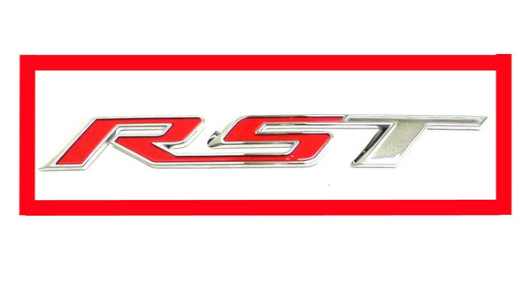 RST Emblem OEM Exterior Rear Tailgate for 2019-2020 Chevrolet Silverado