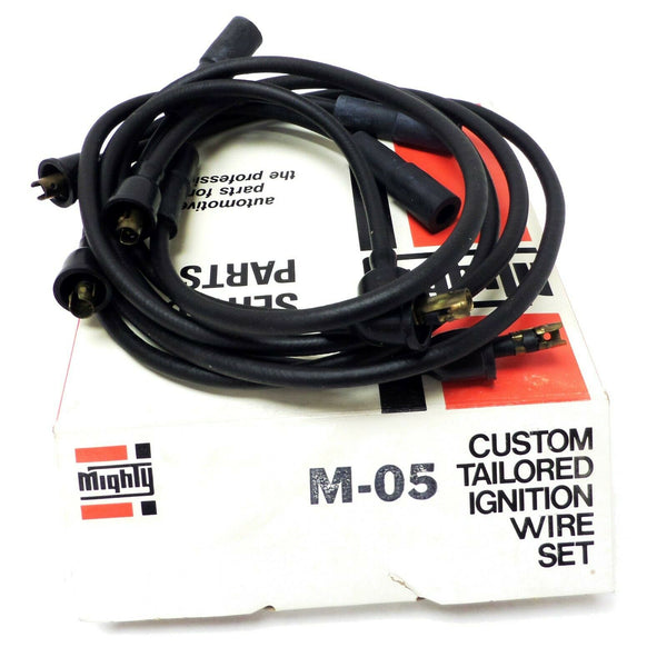 Mighty 7mm Ignition Spark Plug Wire Set L4 fits Ford Datsun Mazda Plymouth