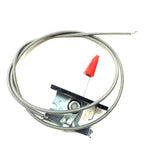 7-03907 Lawn Mower Throttle Control 54" Long 1/2" Wire Mounted Left Right Center