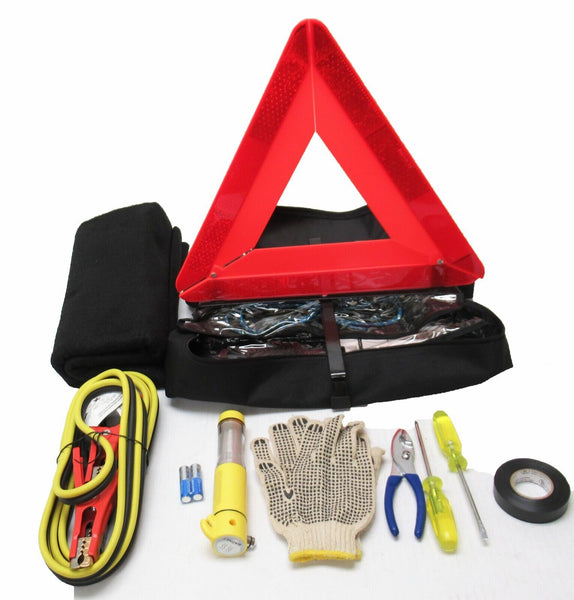Battery Cables Flashlight Blanket Safety Triangle Roadside Safety Kit OEM Mopar