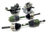 QK08133020DQ Steering Knuckle, Drive Axle Shaft w/o ABS 2000-01 Kia Sportage 4WD