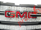 22765590 OEM Front Grille Chrome Black with GMC Red Logo 2010-2015 GMC Terrain
