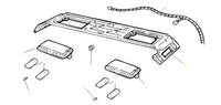 New NOS Rear Seat Interior Roof illuminated Mirror 1994-1996 Cadillac Fleetwood