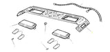 New NOS Rear Seat Interior Roof illuminated Mirror 1994-1996 Cadillac Fleetwood