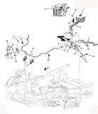 84956401 Front Driver Brake Hose Line Escalade Suburban Silverado Sierra Yukon