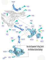 Rear Axle Suspension Trailing Control Arm Wishbone Bushings Ford Mustang FR3C-AA