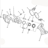 92199940 Disc Brake Rear Right Caliper w/ pads 2010-19 Chevrolet Camaro 3.6L LS