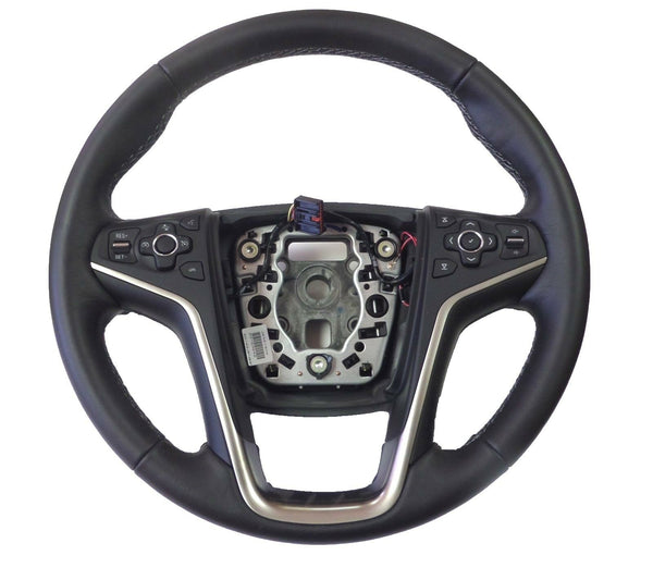 Leather Steering Wheel Black Ebony w/Collision Remote Sensor 2014 Buick LaCrosse