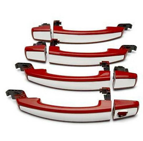 2012-16 Chevrolet Sonic Sedan Chrome Door Handle Kit Victory Red 95964665
