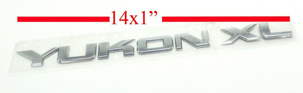 Yukon XL Chrome Name Plate Letter 3D Rear Trunk 2015-2021 GMC Yukon XL