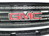 New Front Grille Quicksilver Metallic Surround GMC Logo Red 2015-2020 GMC Canyon