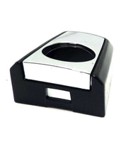 Left Hand Front Door Handle Bezel with Keyhole Painted Gloss Black Metallic