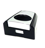 Left Hand Front Door Handle Bezel with Keyhole Painted Gloss Black Metallic