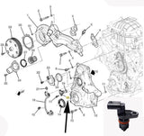 OEM New Camshaft Position Sensor 2020-2023 Chevrolet Corvette 6.2L 55512090