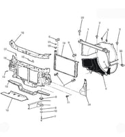 Engine Cooling Fan Shroud Lower 4.3L 2003 Chevrolet Express GMC Savana 1500 2500