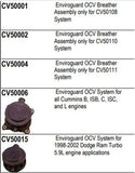 Fleetguard Crankcase Ventilation Enviroguard Breather System for Cummins ISB ISC