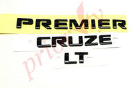 42656798 Rear Nameplate 3D Emblem Gloss Black 2019 Chevrolet Cruze Premier LT