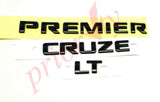 42656798 Rear Nameplate 3D Emblem Gloss Black 2019 Chevrolet Cruze Premier LT