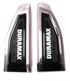 GMC Duramax 3.0L Ornamentation Fender Vent Galvano Emblem Set 2021-24 GMC Yukon