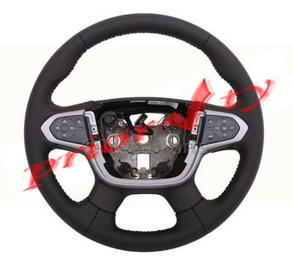 23331084 OEM Steering Wheel Black Leather Pre Crash 2015-2016 Chevrolet Colorado