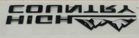 High Country 3D Emblem Fender Chrome  Chevrolet Silverado 1500 GMC Sierra 1500