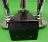 Air Train Horn 3 Trumpet Chrome with Support Bracket Peterbilt Kenworth Mack FL