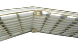 New Aftermarket Front Center Silver Grille 1974-1977 Chevrolet Camaro Classic