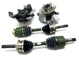QK08133020DQ Steering Knuckle, Drive Axle Shaft w/o ABS 2000-01 Kia Sportage 4WD