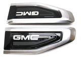 GMC Bright Galvano Front Passenger & Driver Side Fender Ornamentation Vent Yukon